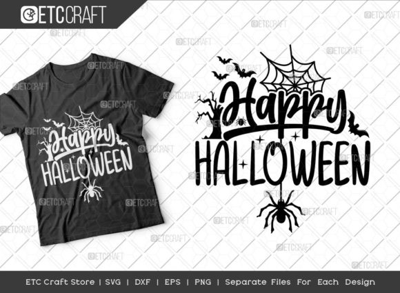 Happy Halloween SVG Cut File for Crafts and Graphics
