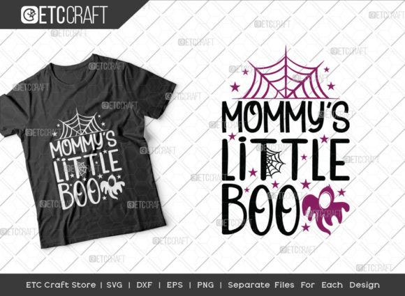 Mommy’s Little Boo SVG Cut File for Crafts and Graphics