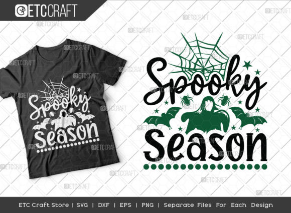 Spooky Season SVG Cut File for Crafts and Graphics