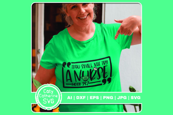 Thou Shall Not Try a Nurse Mood 24 7 Embroidery Review