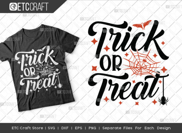 Trick or Treat SVG Cut File Spider Web for Crafts and Graphics
