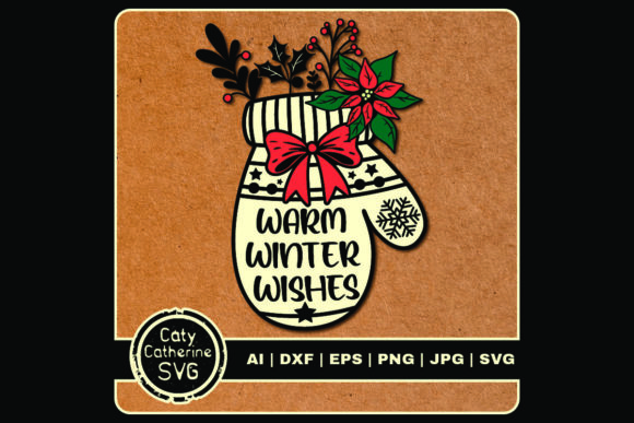 Warm Winter Wishes Christmas Quote Graphics for Blog and Website Design