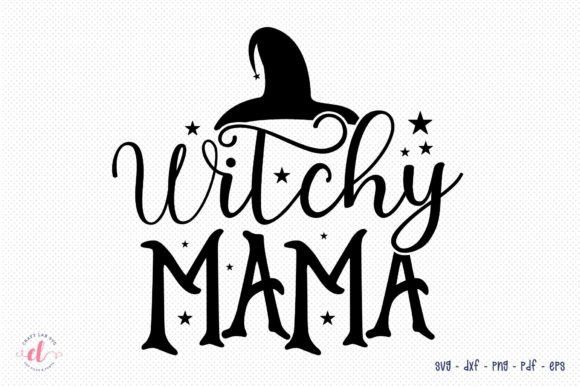 Witchy Mama Halloween Witch SVG for Crafts and Graphics